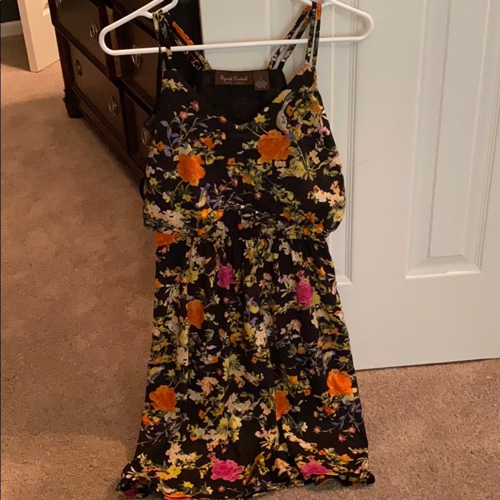 Floral mini dress